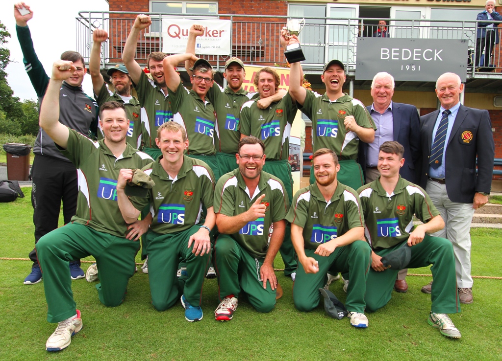The victorious Waringstown T20 Cup winning team
